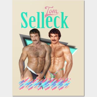 Tom Selleck 80s Aesthetic Design Posters and Art